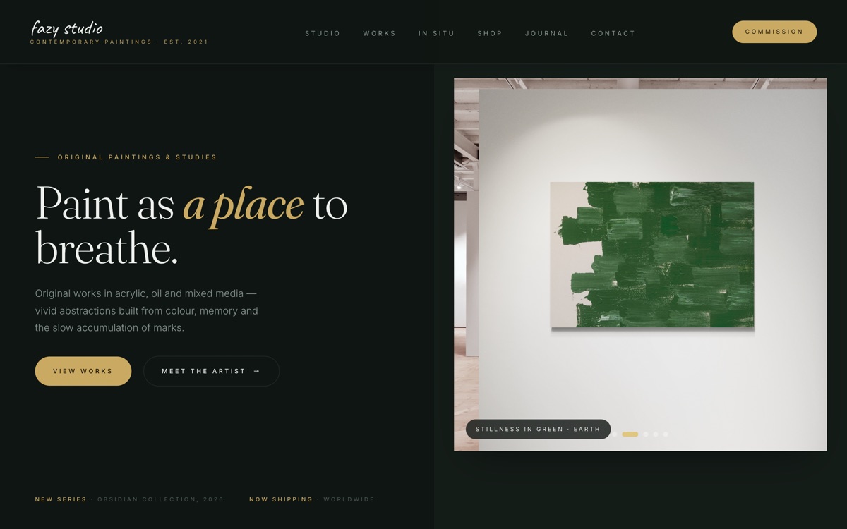 Website fazy.studio