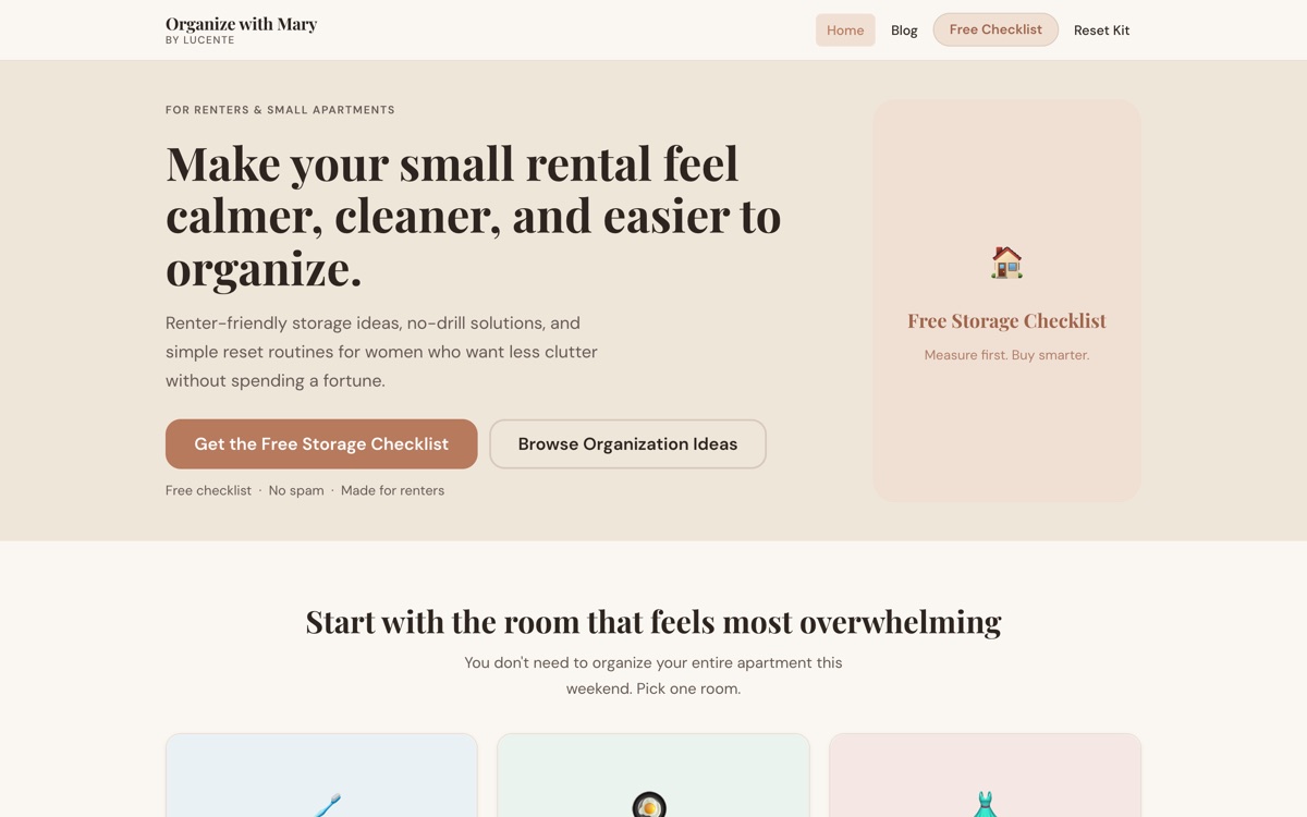 Website von Lucente